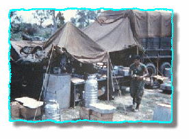 Field mess of K Troop, 11th ACR in Vietnam